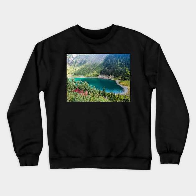 Emerald Lake Crewneck Sweatshirt by algill